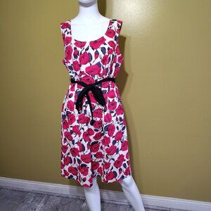 Two Hearts Maternity Sleeveless Floral Sun Dress L Boho